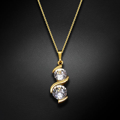 Кулон "Piena Ceļš" с кристаллами Swarovski™